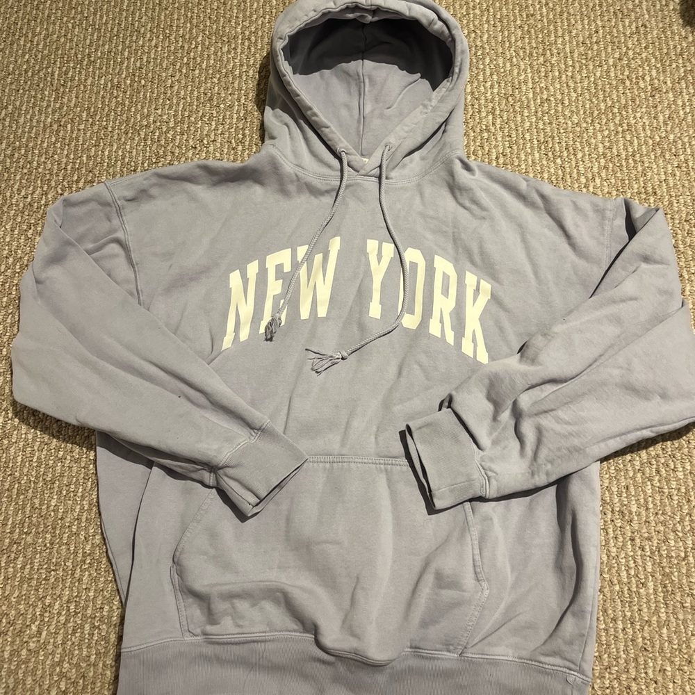 John Galt Light Blue New York Hoodie